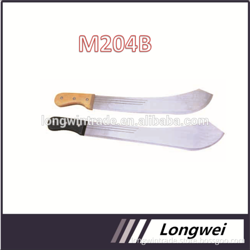 High quality surgarcane machete types with plastic handle